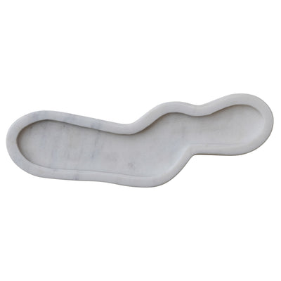 Marble Tray, White
